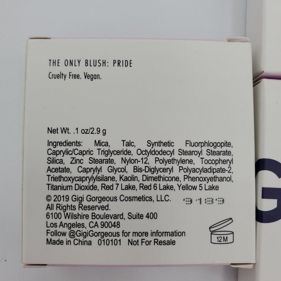 🌴5/$50 3x Gigi Gorgeous The Only Blush in Pride TRAVEL SIZE .1 oz each NEW - Picture 6 of 6